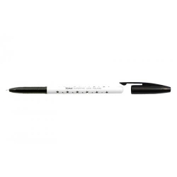 Długopis SUPERFINE TOMA TO-059 z zatyczką czarny